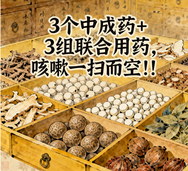 凤凰彩票(中国)官方网站 寒咳、热咳、痰咳, 白痰、黄痰, 3个中成药+3组搭配, 咳嗽相遇